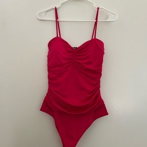 NWT hot pink express bodysuit